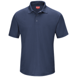RedKap - Men's Short Sleeve Performance Knit® Gripper-Front Polo