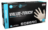 Value-Touch Powder-Free Latex Disposable Gloves - 5 Mil - 100bx