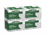 Curad - Alcohol Prep Pads, Thick Alcohol Swabs - 100ct. Medium