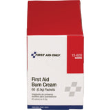 First Aid Only Burn Cream Packets, 60 / Box (Quantity)