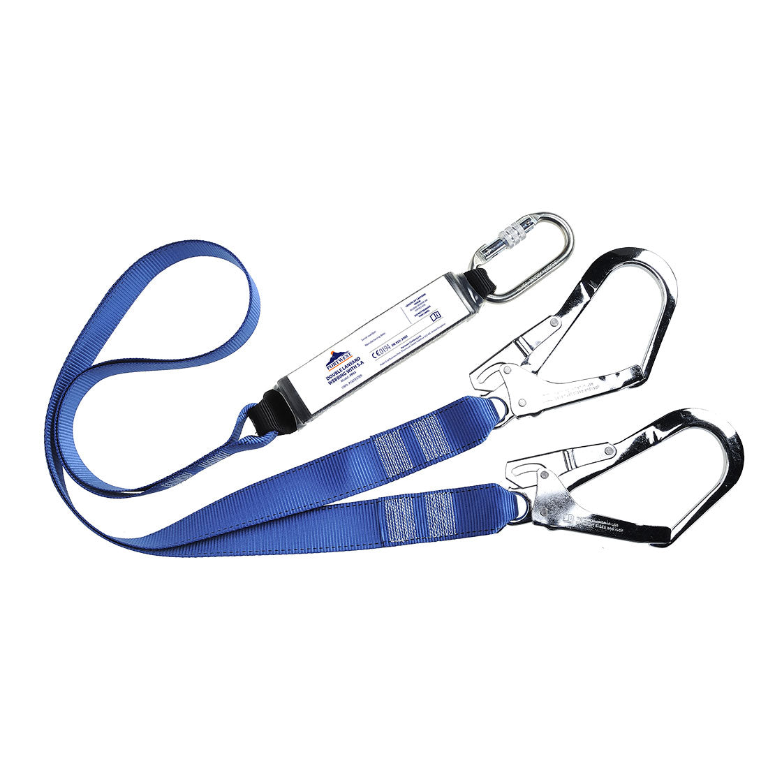 Double Lanyard With Shock Absorber