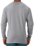 Jerzees Men's and Big Men's Moisture Wicking Long Sleeve Crew T-Shirt