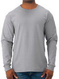 Jerzees Men's and Big Men's Moisture Wicking Long Sleeve Crew T-Shirt