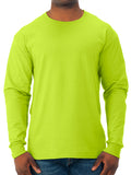 Jerzees Men's and Big Men's Moisture Wicking Long Sleeve Crew T-Shirt