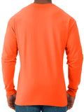 Jerzees Men's and Big Men's Moisture Wicking Long Sleeve Crew T-Shirt