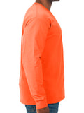 Jerzees Men's and Big Men's Moisture Wicking Long Sleeve Crew T-Shirt