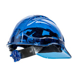 PW PV60 - Translucent Hard Hat Vented Peak View Ratchet