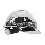 PW PV60 - Translucent Hard Hat Vented Peak View Ratchet
