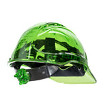 PW PV60 - Translucent Hard Hat Vented Peak View Ratchet