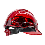 PW PV60 - Translucent Hard Hat Vented Peak View Ratchet