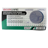 Disposable 3-Ply Face Masks (50 pcs/box) by Boomcare