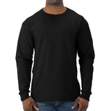 Jerzees Men's and Big Men's Moisture Wicking Long Sleeve Crew T-Shirt