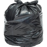 Heavy Duty Black Trash Bags - 40 to 45 Gal, 1.0 Mil, 100 Bags/Case