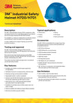 3M Dielectric Safety Helmet, H-701SFR-UV
