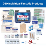 First Aid Only 50-Person Emergency 260 Pcs. First Aid Kit