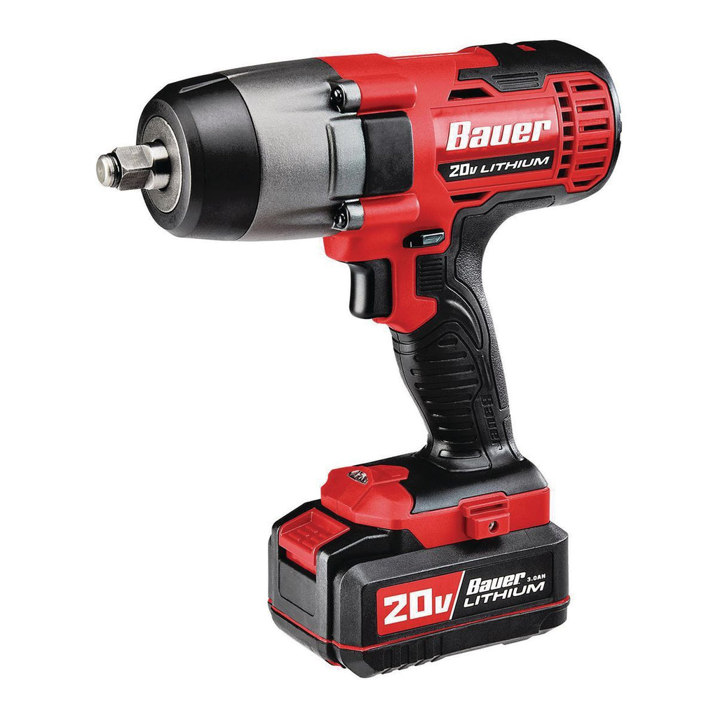 BAUER 20V Cordless 1/2 Impact Wrench, Tool Only - Main Image