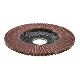 WARRIOR - 4-1/2 in. x 7/8 in. 80-Grit Type 27 Flap Disc with Fiberglass Backing and Aluminum Oxide Grain