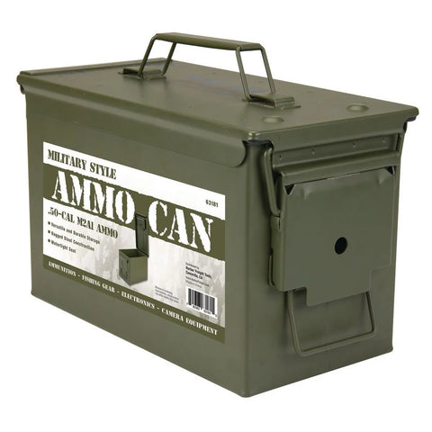 AMMO TIN; 50 CALIBER - LRG