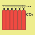 CO2 battery - 150mm x 150mm