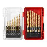 BAUER™ - Titanium High-Speed Steel Drill Bit Set, 21-Piece