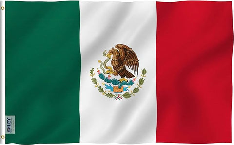 Anley - Mexico Polyester Flag - 3' x 5'