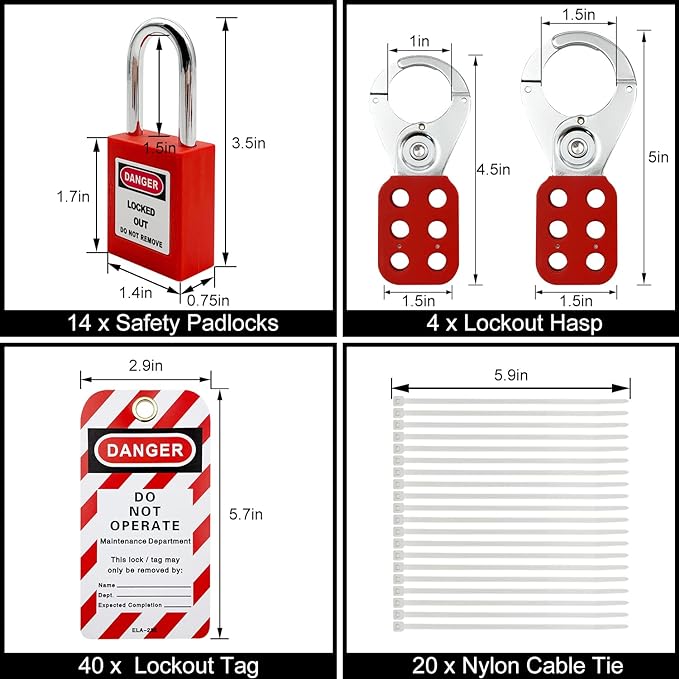 Lockout Tagout Station, Yellow – RussmillSafety.com