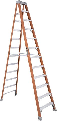 Ladder 12-Foot Fiberglass Ladder, 300-Pound Capacity - Type 1A