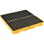 4 Drum Low Profile Spill Containment Pallet with Drain