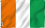 ANLEY - Ivory Coast flag 3x5'