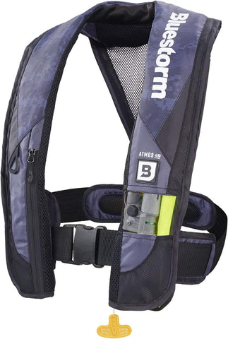 BLUESTORM - Automatic/Manual Inflatable PFD Life Jacket for Adults | (USCG) Approved