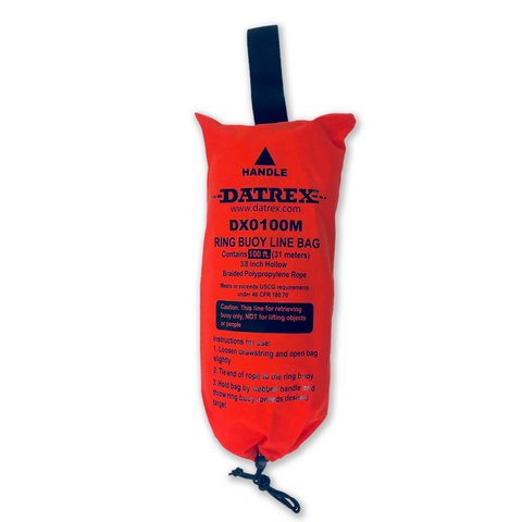 DATREX - Ring Buoy Line Bag 100 ft (30.5 meters) SOLAS