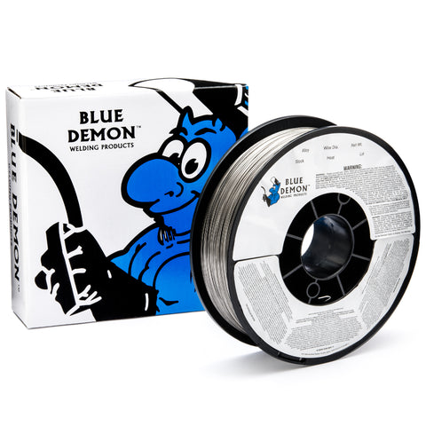 E71T-GS X .030 X 10 lb Spool gasless flux core welding wire (4/EA Master) - Blue Demon