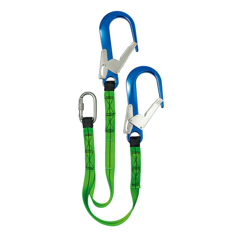 FORKED WEBBING LANYARD WITH 3 KARABINERS