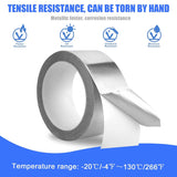 High Temperature Heavy Duty HVAC Aluminum Tape, 2" x 65'