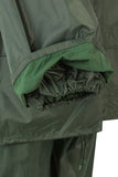 Two-Piece Rain Suit with Concealed Hood