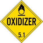 SS - Oxidizer Class 5.1 Placard