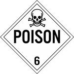 SS - Poison Class 6 Placard