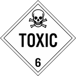 SS - Toxic Class 6 Placard