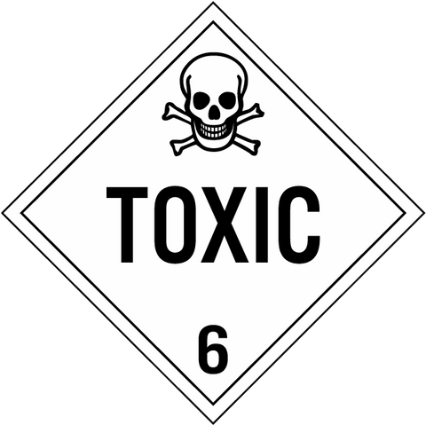 SS - Toxic Class 6 Placard