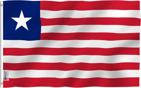 ANLEY - Fly Breeze Liberia Flag - 3' x 5'