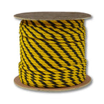 ATERET - Twisted 3-Strand Polypropylene Rope Monofilament (Tiger Stripe) - 5/8 x 600ft.