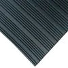 Rubber-Cal "Composite-Rib" Corrugated Rubber Floor Mats - 1/8 in x 3 ft x 4 ft -Black Rubber Roll