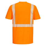 PW S194 - Hi-Vis Segmented Tape T-Shirt S/S