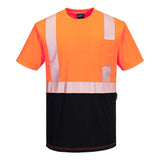 Hi-Vis Segmented Tape Contrast T-Shirt S/S