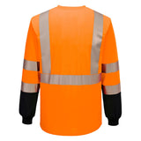 Hi-Vis Segmented Tape Contrast T-Shirt L/S