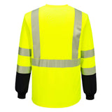 Hi-Vis Segmented Tape Contrast T-Shirt L/S
