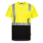 PW S358 - Nashville Hi-Vis Contrast Pocket T-Shirt