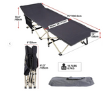 Folding Camping Cots for Adults Heavy Duty, 28" - 33"