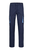 Velilla - Two-Tone Stretch Multi-Pocket Trousers