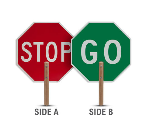 Handheld Stop / Go Paddle